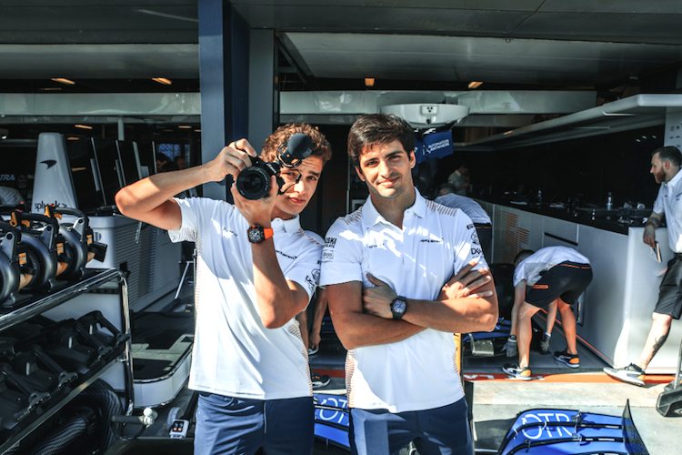 Lando Norris und Carlos Sainz