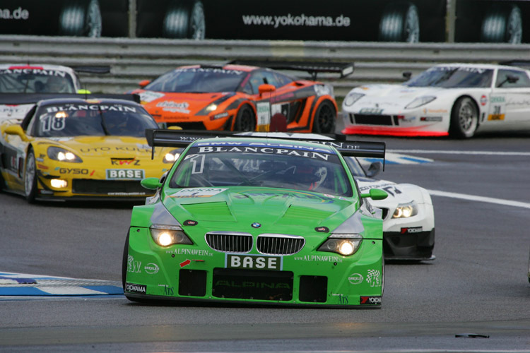 Sieger in Oschersleben: Lunardi/Martin auf BMW-Alpina B6 GT3