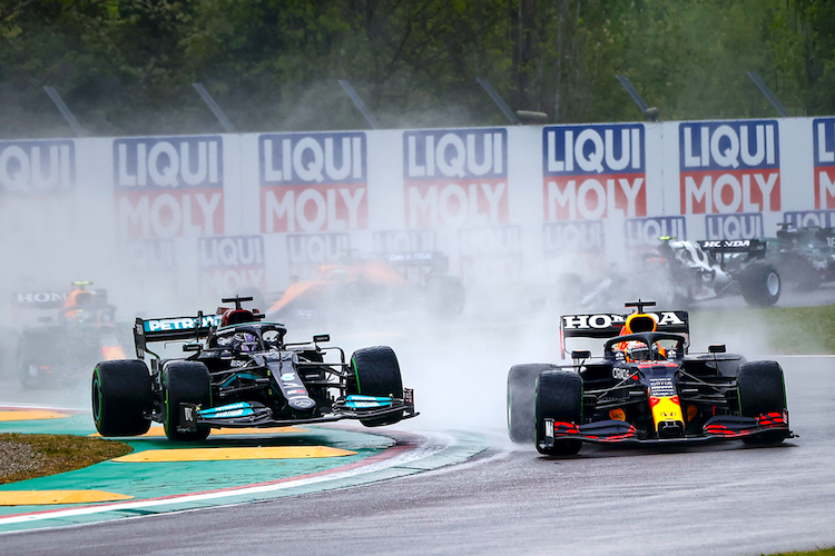 Erste Runde in Imola: Verstappen gegen Hamilton