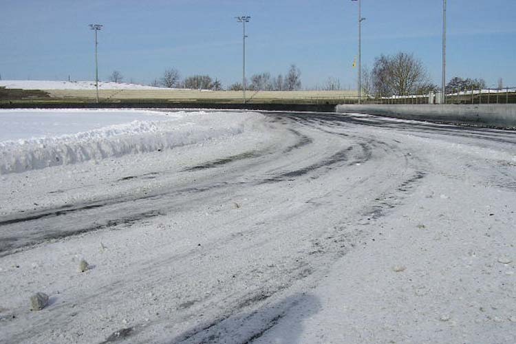 Die Bahn in Güstrow wäre höchstens für Ski-Jöring bereit