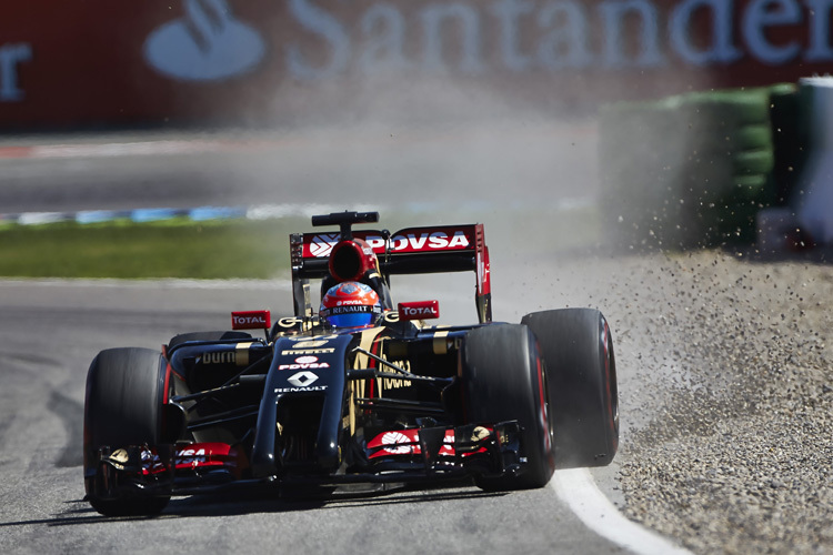 Romain Grosjean: «Das Auto fühlte sich nicht schlecht an, aber wir müssen noch das Tempo herauskitzeln, da wir nun ohne FRIC-System unterwegs sind»