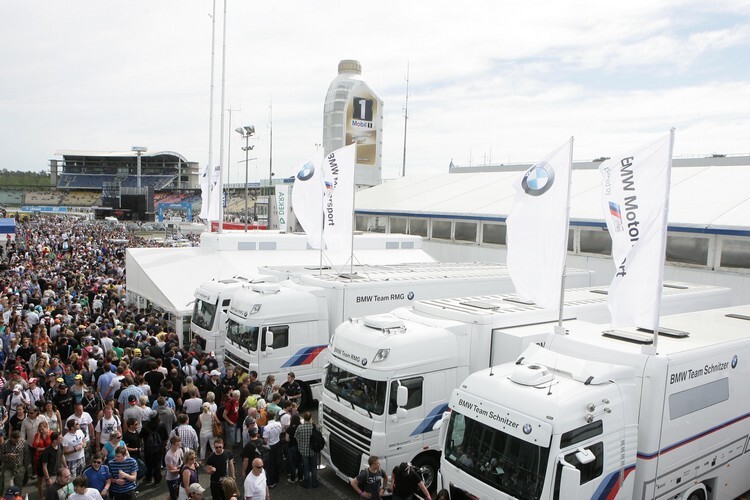 Die Fans können bei der DTM ins Fahrerlager