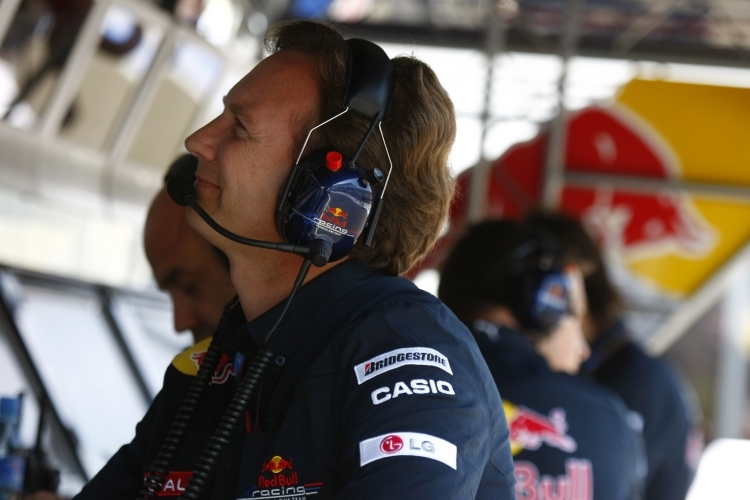 Christian Horner hatte am Freitag gut lachen