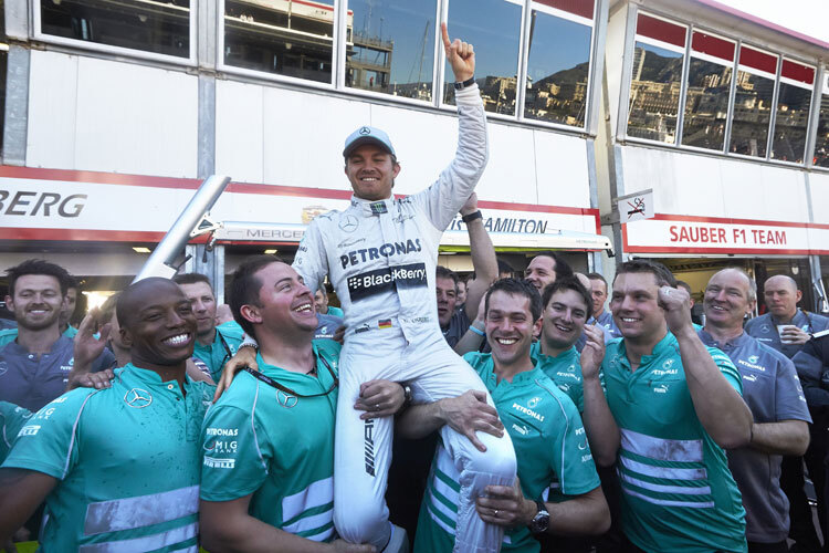 2013 gewann Nico Rosberg zum ersten Mal sien Heimrennen in Monaco