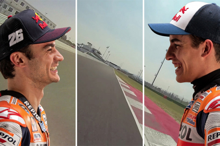 Dani Pedrosa und Marc Márquez