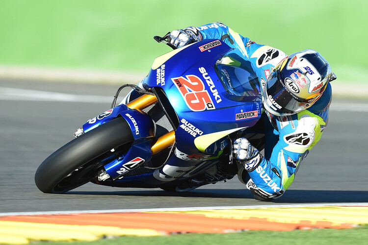 Maverick Viñales pilotiert 2015 die MotoGP-Suzuki