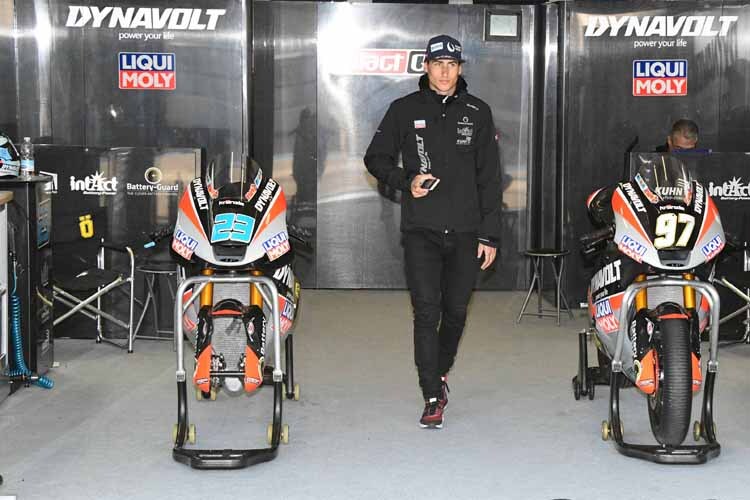 Xavi Vierge beim Intact-Test in Jerez