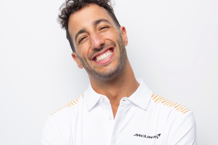 Daniel Ricciardo im McLaren-Hemd