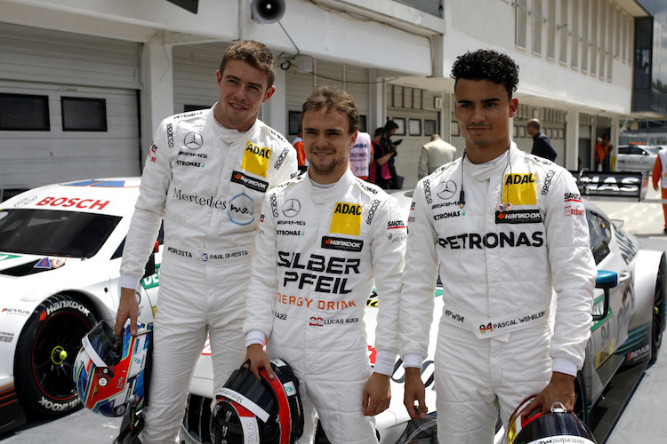 Paul di Resta, Lucas Auer und Pascal Wehrlein