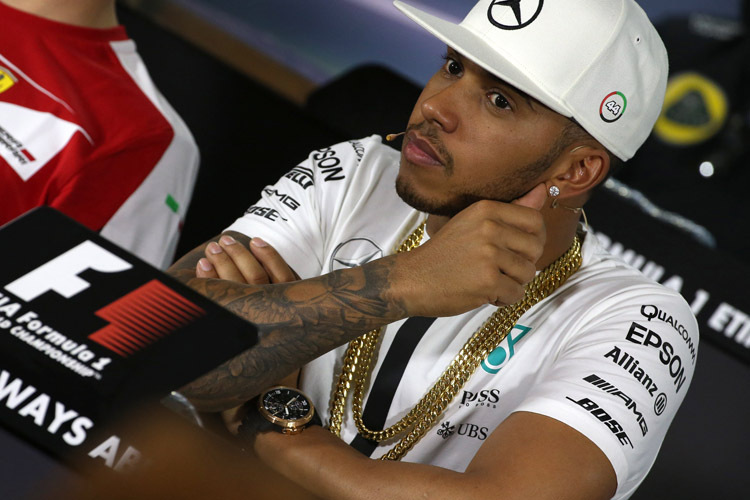 Kein Spass in der Schule: Lewis Hamilton