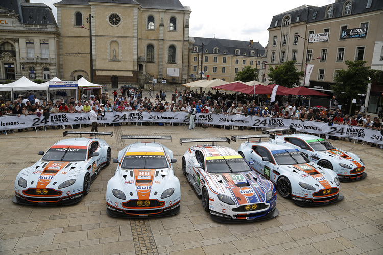 Die Aston Martin-Armada bei den 24h von Le Mans