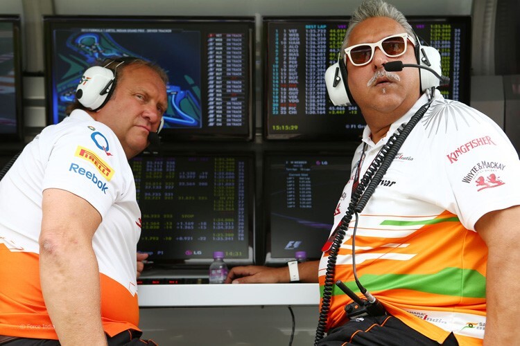 Bob Fernley und Vijay Mallya