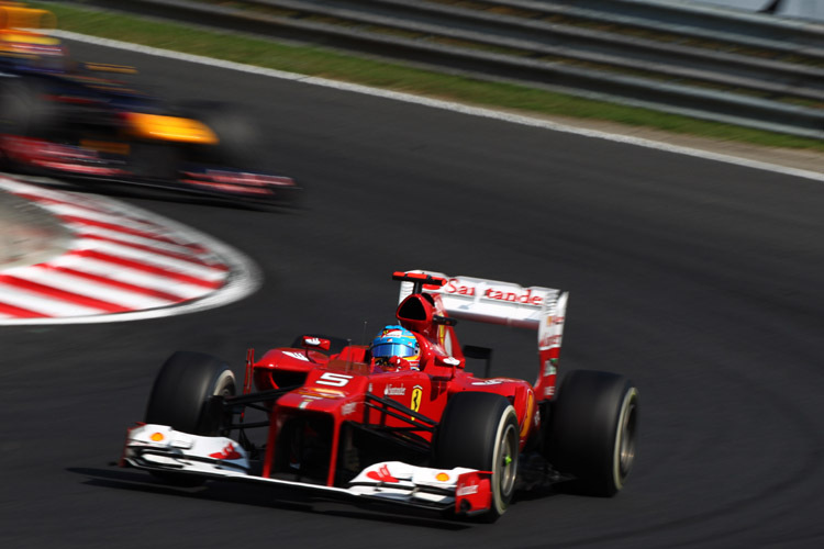 Alonso als Fünfter in Ungarn am Limit