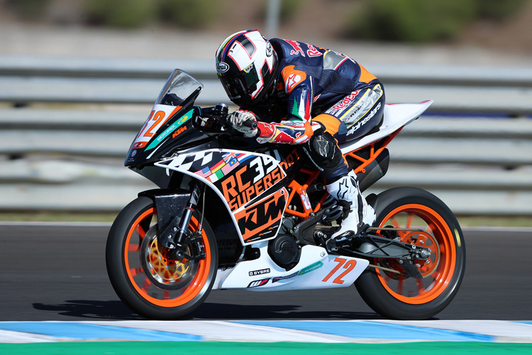 Omar Bonoli auf seiner schnellen KTM RC 390