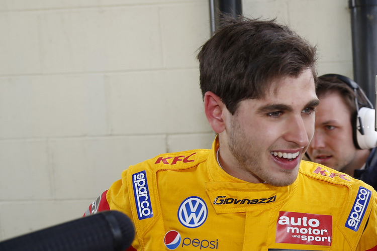 Antonio Giovinazzi vom Team Jagonya Ayam with Carlin feierte in Silverstone zwar keinen Sieg, er reist aber als Tabellen-Leader nach Hause