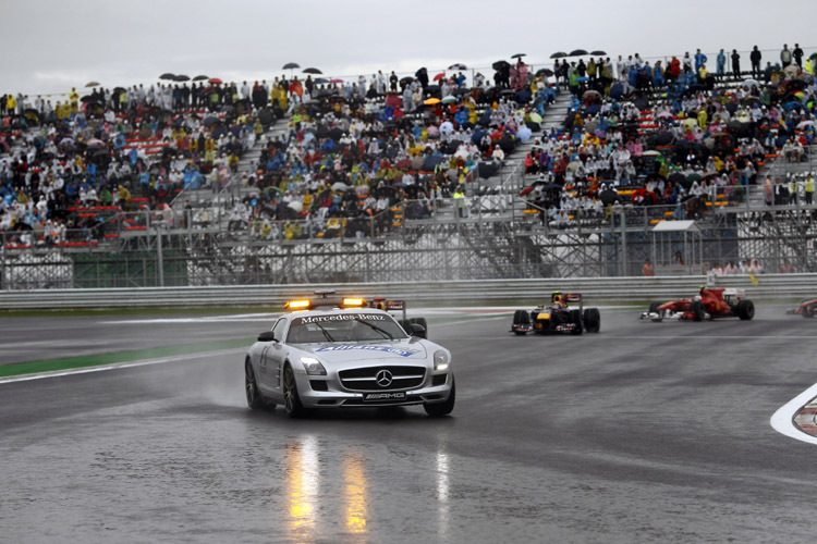 Das Safetycar leistete 2010 harte Arbeit?