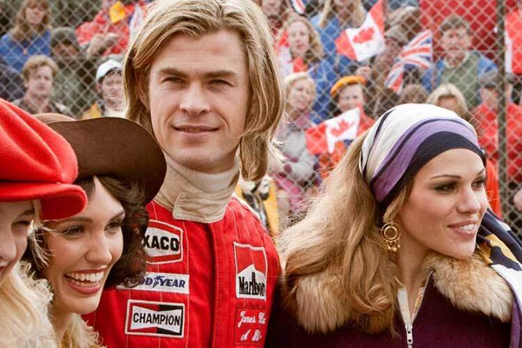 Chris Hemsworth spielt James Hunt