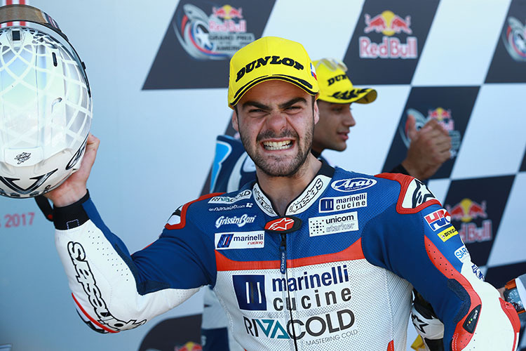 Romano Fenati liegt nun nur noch 13 Punkte hinter dem WM-Leader