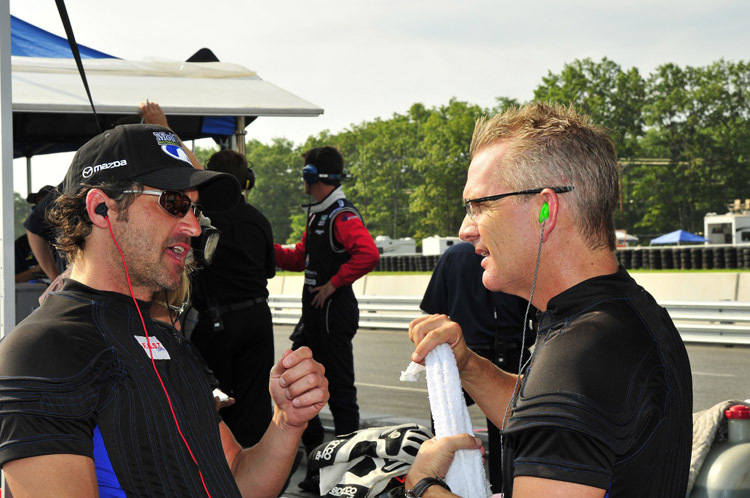 Patrick Dempsey (li.) und Joe Foster