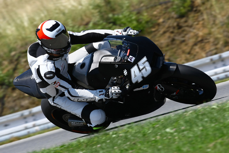 Martin Bauer beim Brünn-Test: Erstmals mit MotoGP-Reifen