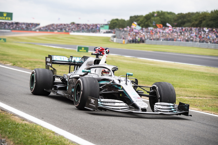 Reife Leistung: In Silverstone sicherte sich Hamilton seinen 80. GP-Sieg