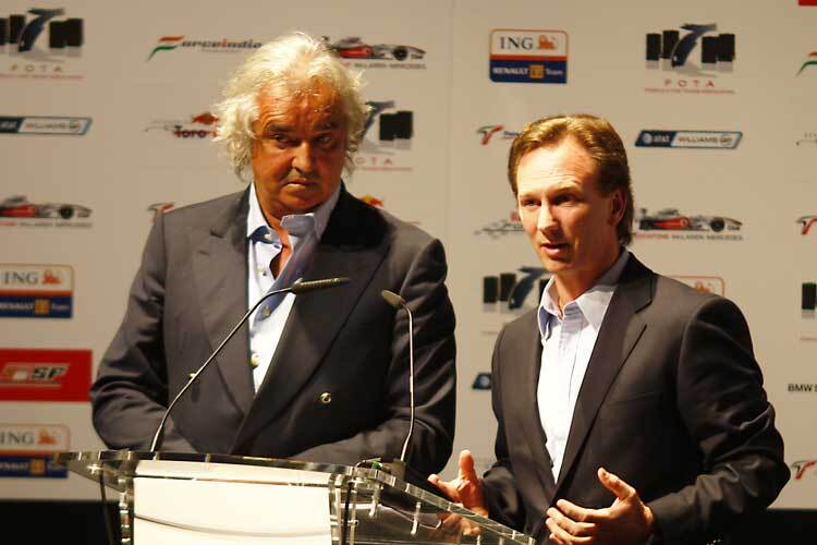 Briatore und Horner - früher gute Kumpel