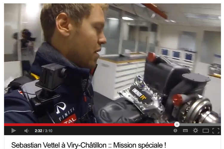 Sebastian Vettel mit der 2014er Antriebs-Einheit von Renault