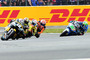 Tom Lüthi vor Alex Rins, Simone Corsi und Franco Morbidelli