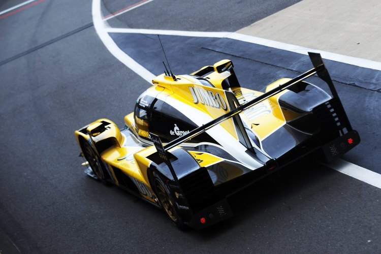 Immer gut zu sehen: Der gelbe Dallara P217 vom Racing Team Nederland