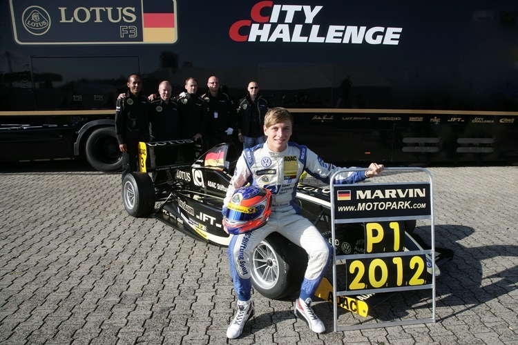 Marvin Kirchhöfer und sein Team Lotus