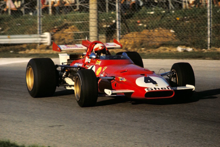 Der Tessiner auf dem Weg zum ersten GP-Sieg, in Monza 1970