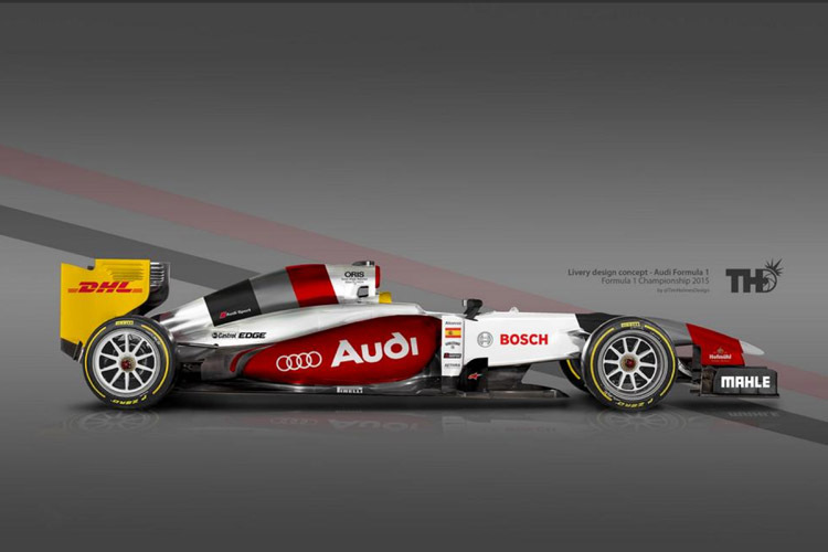 Träumen ist erlaubt: So stellt sich ein Formel-1-Fan die Audi-Lackierung vor