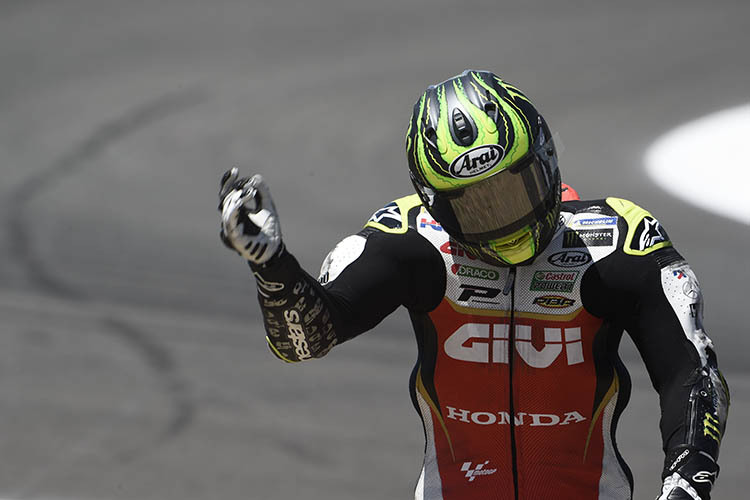 Cal Crutchlow nach dem zweiten Rennsturz in Jerez