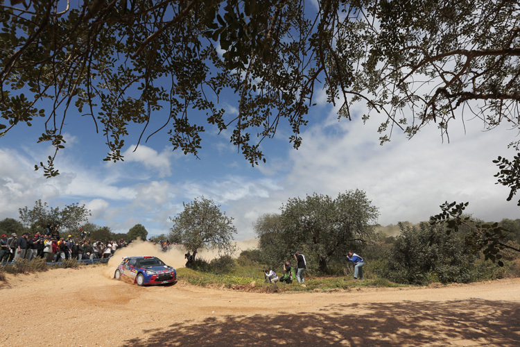 Robert Kubica bei der Rallye Portugal