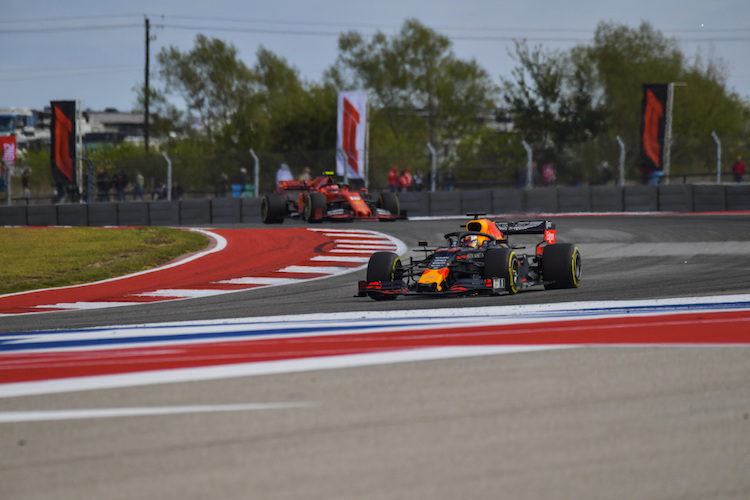 Max Verstappen und Charles Leclerc