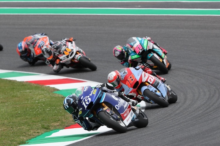 Joe Roberts gewinnt ein kurzes Moto2-Rennen in Mugello