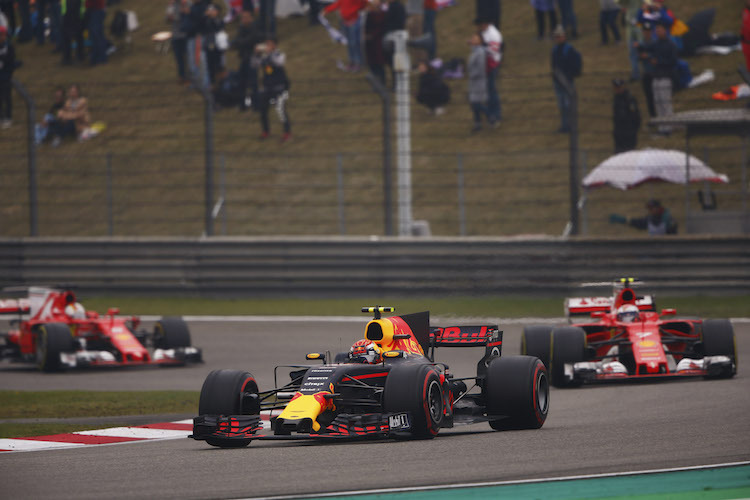 Max Verstappen fuhr in China grandios