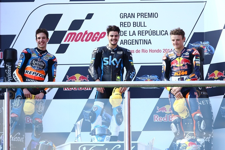 Moto3 - Romano Fenati siegt vor Alex Márquez und Jack Miller