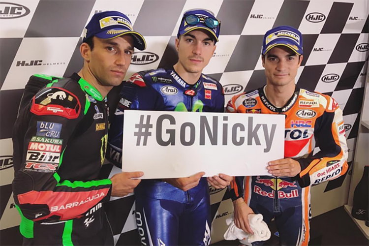 Die Top-3 von Le Mans drückten für Nicky die Daumen