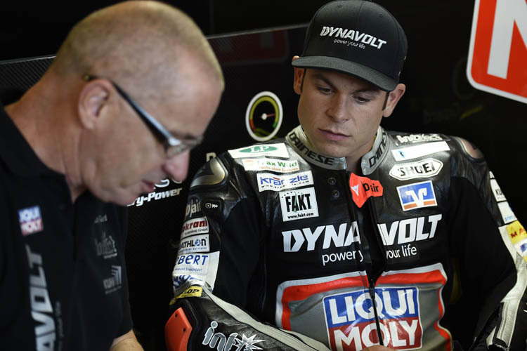 Sandro Cortese mit Crew-Chief Alfred Willeke