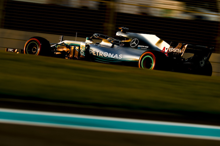 Lewis Hamiltons Motor bereitete am Trainingsfreitag in Abu Dhabi keine Probleme