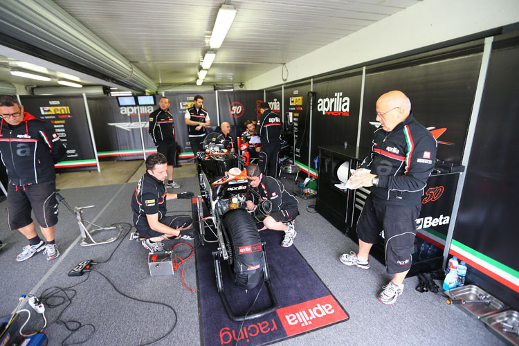 Aprilia-Superbike-WM-Box: Bald wieder offiziell in der MotoGP?