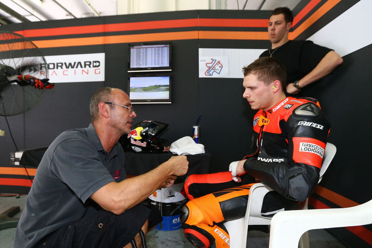 Dirk Debus mit Stefan Bradl