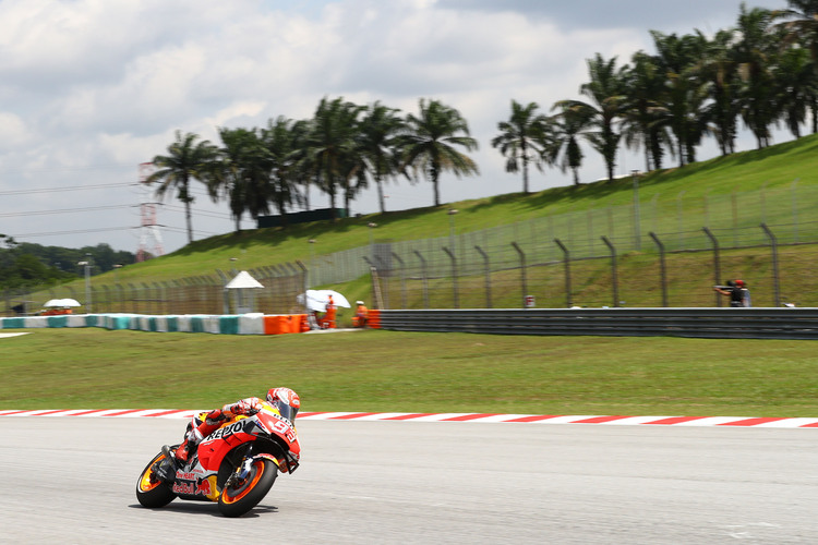 Weltmeister Marc Márquez in Sepang