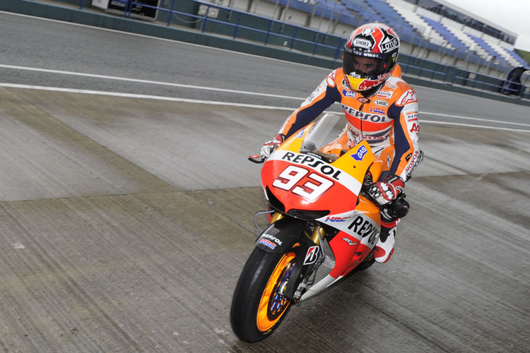 Marc Márquez trotzte dem Regen