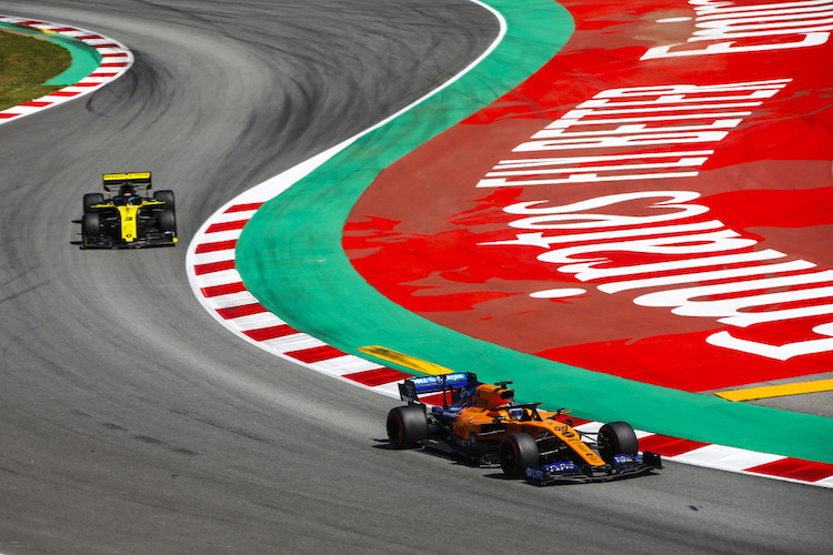 Sainz Jr. und Ricciardo