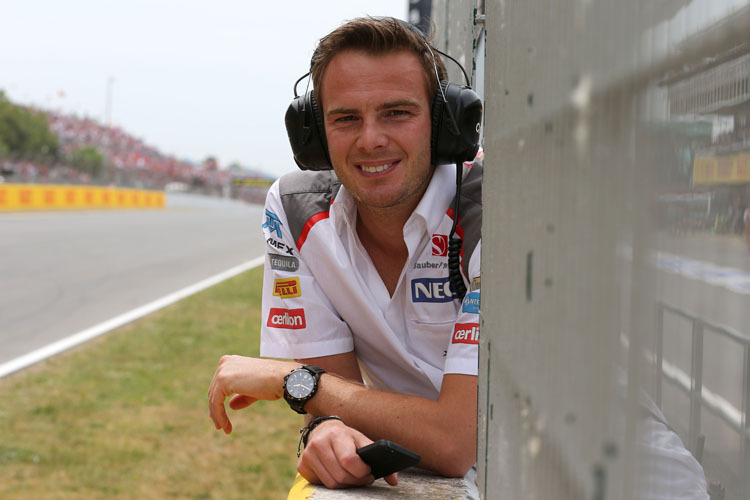 Sauber-Testfahrer Giedo van der Garde: «Das Team ist sehr zufrieden mit meiner Arbeit» 