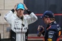 George Russell und Max Verstappen