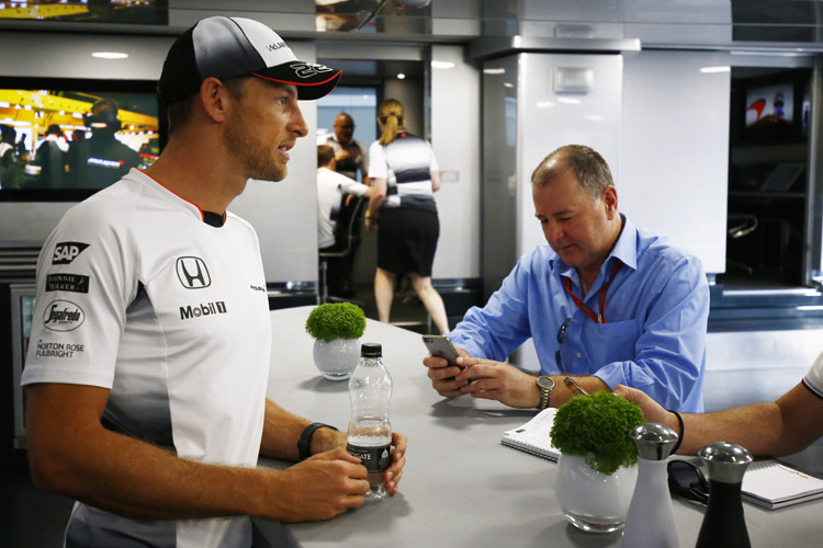 Jenson Button: «Es wird nicht leicht für uns, aber natürlich hoffen wir auf einen Platz in den Top-Ten»
