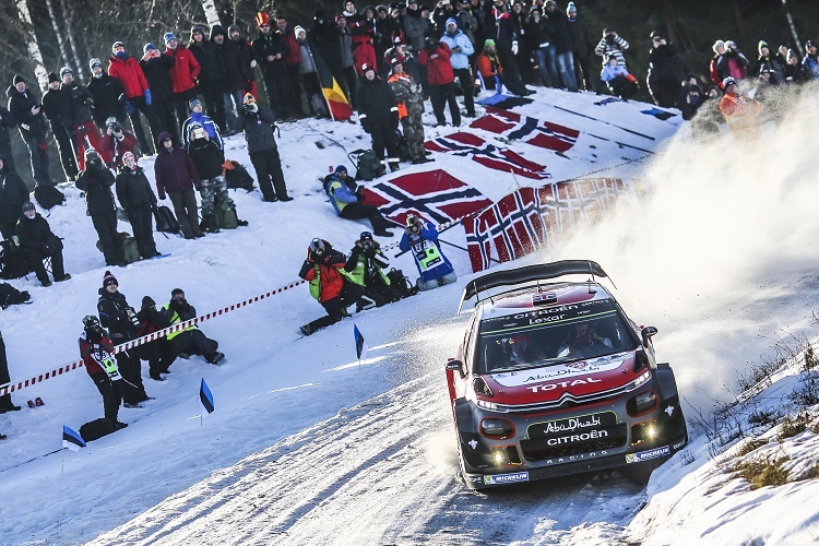 Kris Meeke im Citroën C3 WRC in Schweden